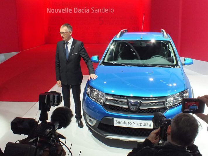 Dacia presentazione - Parigi 2012