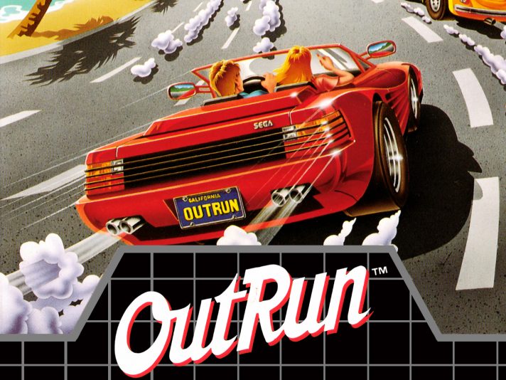 Outrun retro game
