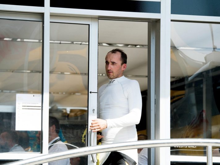 Robert Kubica Formula One test with Team Renault