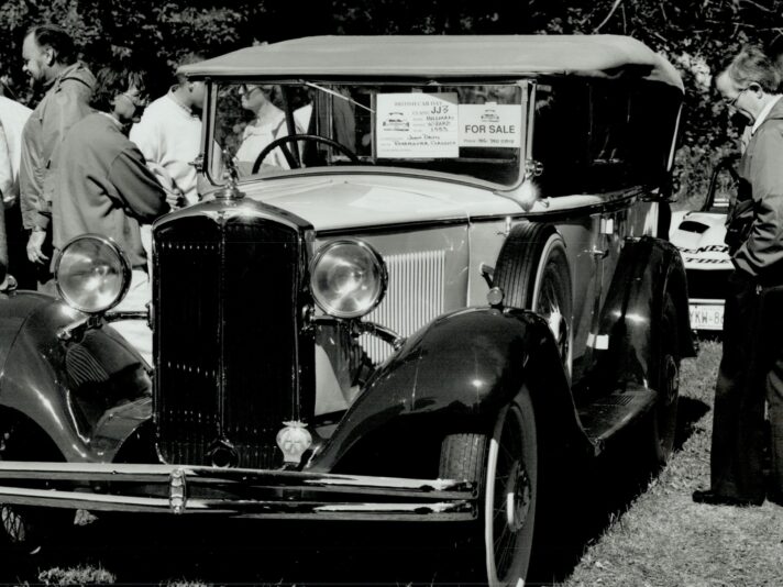John Davis says his 1933 Hillman Wizard phaeton is the only one left in the world. It has dual winds